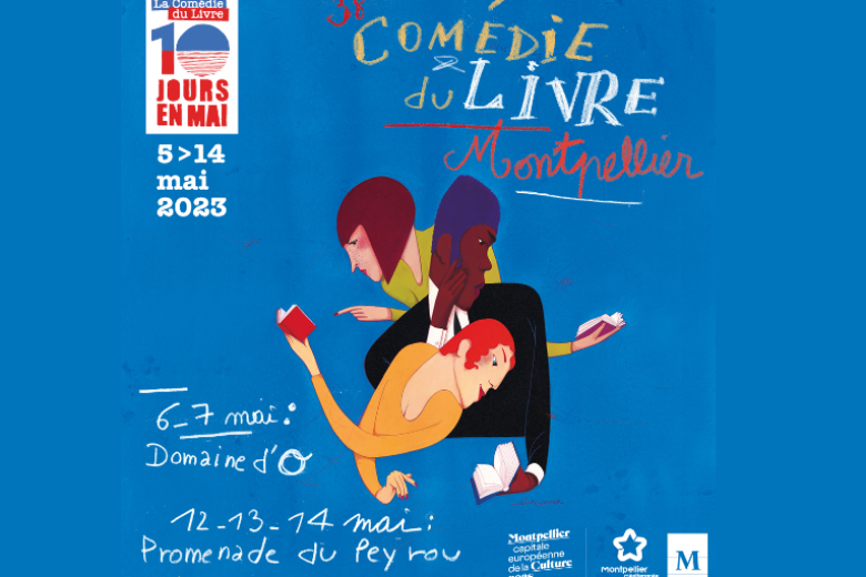 Visuel Comédie du livre 2023 format festival