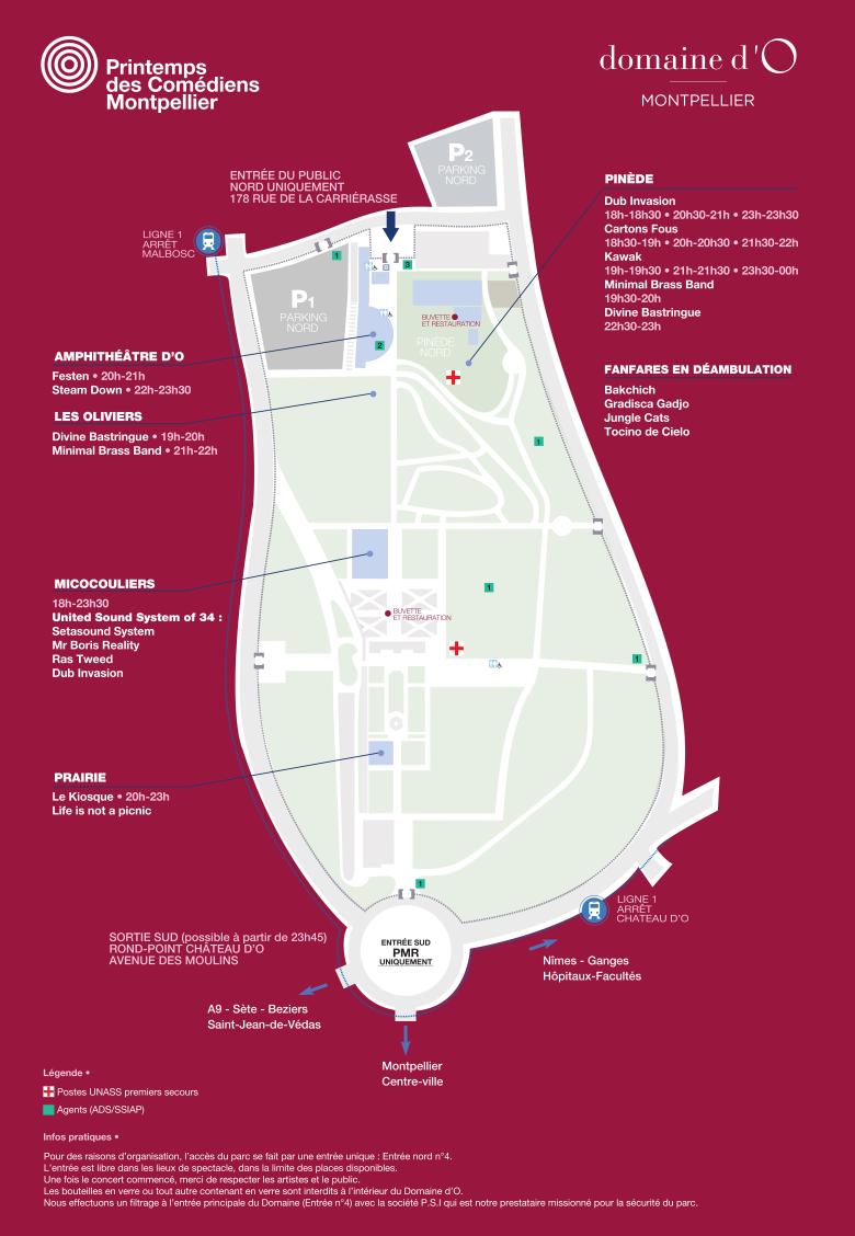 Plan Fête de la musique 2024