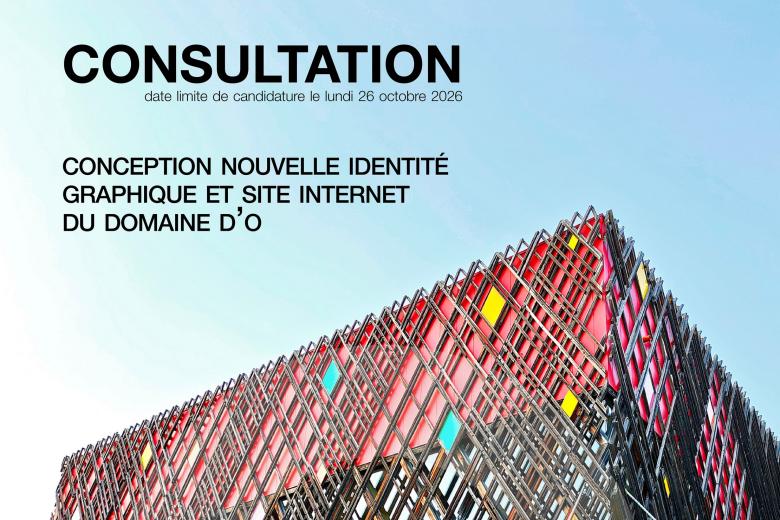 Visuel consultation nouvelle idendité graphique et site internet du Domaine d'O