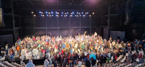 Saperlipopette 2023, retour 7 Amohi sous la pluie 3 fête