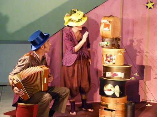 sur le chapeau d'étoile 