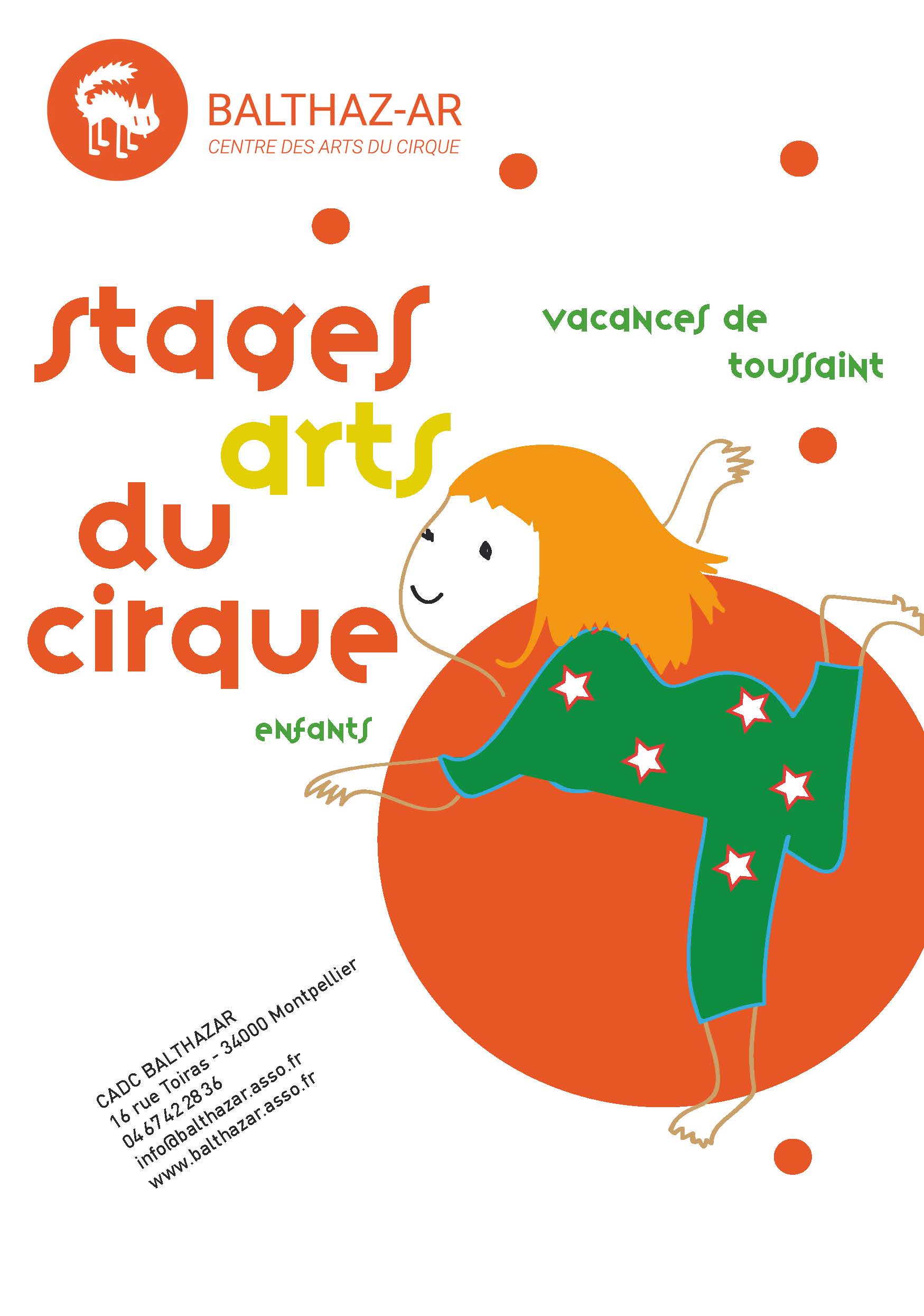 Stages arts du cirque par Balthazar Été 2021 Domaine d'O